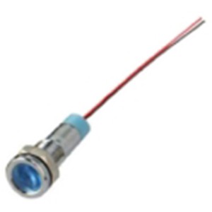 GBC 25.4160.75-Blue metal led indicator lamp 220v Various LED Lamps
